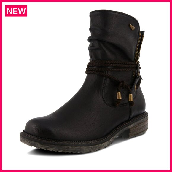 Waterproof Mid-Calf Snow Boots with Memory Foam & Faux Fur Lining